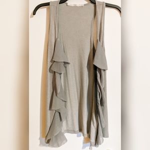 Zip-up Gibson vest/tank top (L)